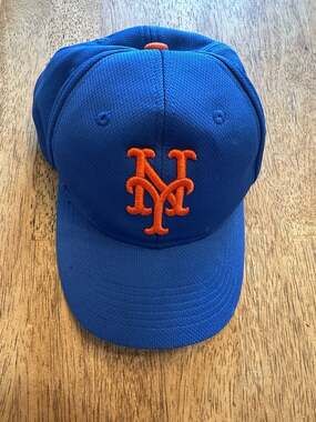 New York Mets Youth Blue Adjustable Mesh Baseball Hat OC Sports MLB